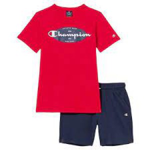 Champion Kids set t-shirt & shorts for boys red