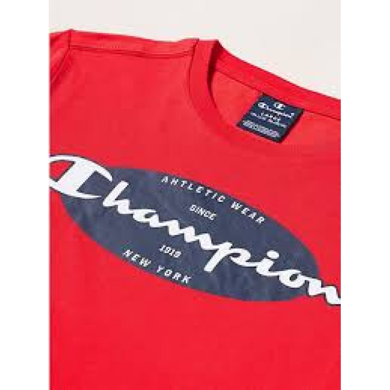 Champion Παιδικό σετ κοντομάνικη μπλούζα & βερμούδα κόκκινο Champion Παιδικό σετ κοντομάνικη μπλούζα & βερμούδα κόκκινο
