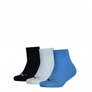Puma Παιδικές κάλτσες quarter 3p μπλε