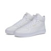 Puma Unisex Αθλητικά Παπούτσια Δερμάτινα Sneakers Caven Mid Άσπρα