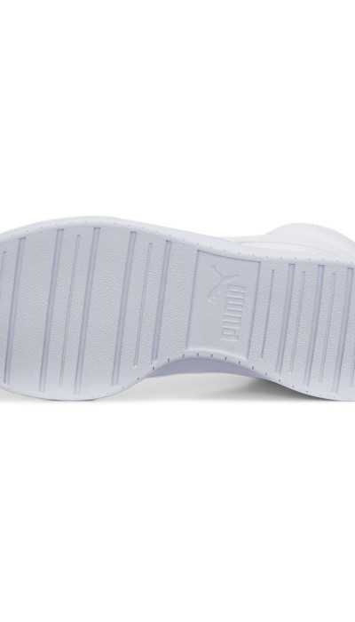 Puma Unisex Αθλητικά Παπούτσια Δερμάτινα Sneakers Caven Mid Άσπρα