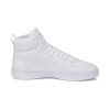 Puma Unisex Αθλητικά Παπούτσια Δερμάτινα Sneakers Caven Mid Άσπρα