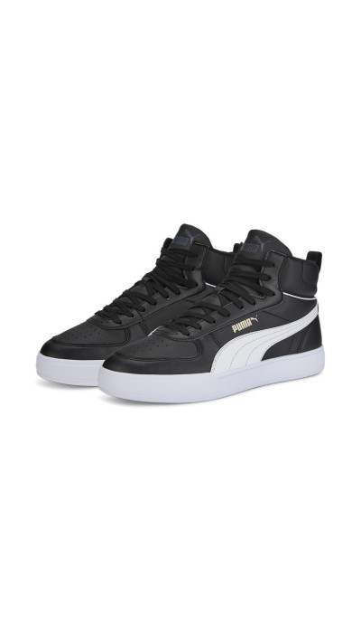 Puma Unisex Αθλητικά Παπούτσια Δερμάτινα Sneakers Caven Mid Μαύρα