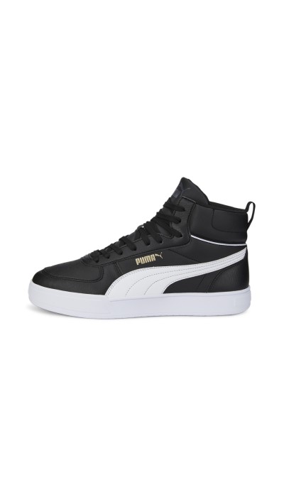 Puma Unisex Αθλητικά Παπούτσια Δερμάτινα Sneakers Caven Mid Μαύρα