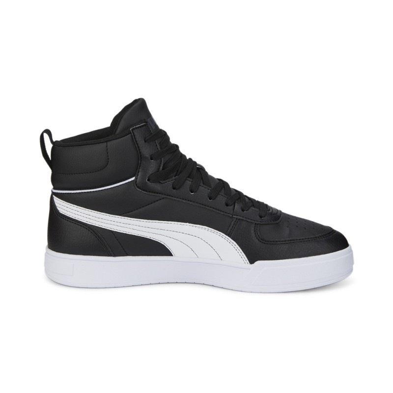 Puma Unisex Αθλητικά Παπούτσια Δερμάτινα Sneakers Caven Mid Μαύρα