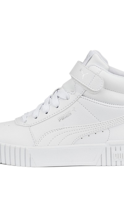 Puma Παιδικά Αθλητικά Μποτάκια Sneakers Carina 2.0 Mid Ps Άσπρα