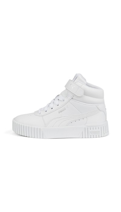 Puma Παιδικά Αθλητικά Μποτάκια Sneakers Carina 2.0 Mid Ps Άσπρα