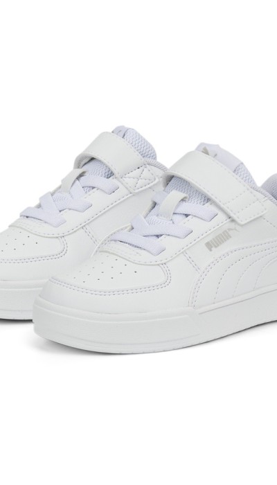Puma Παιδικά Αθλητικά Sneakers Δερμάτινα Caven Ps  Άσπρα