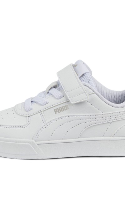 Puma Παιδικά Αθλητικά Sneakers Δερμάτινα Caven Ps  Άσπρα