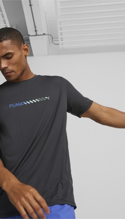 Puma Run Favorite Logo Tee 