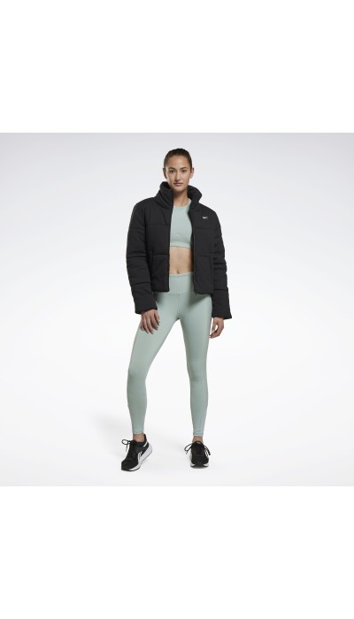 Reebok Γυναικείο μπουφάν puffer κοντό μαύρο