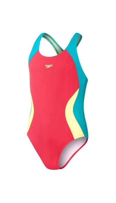 Speedo Girls Colourbock One Piece Swimsuit