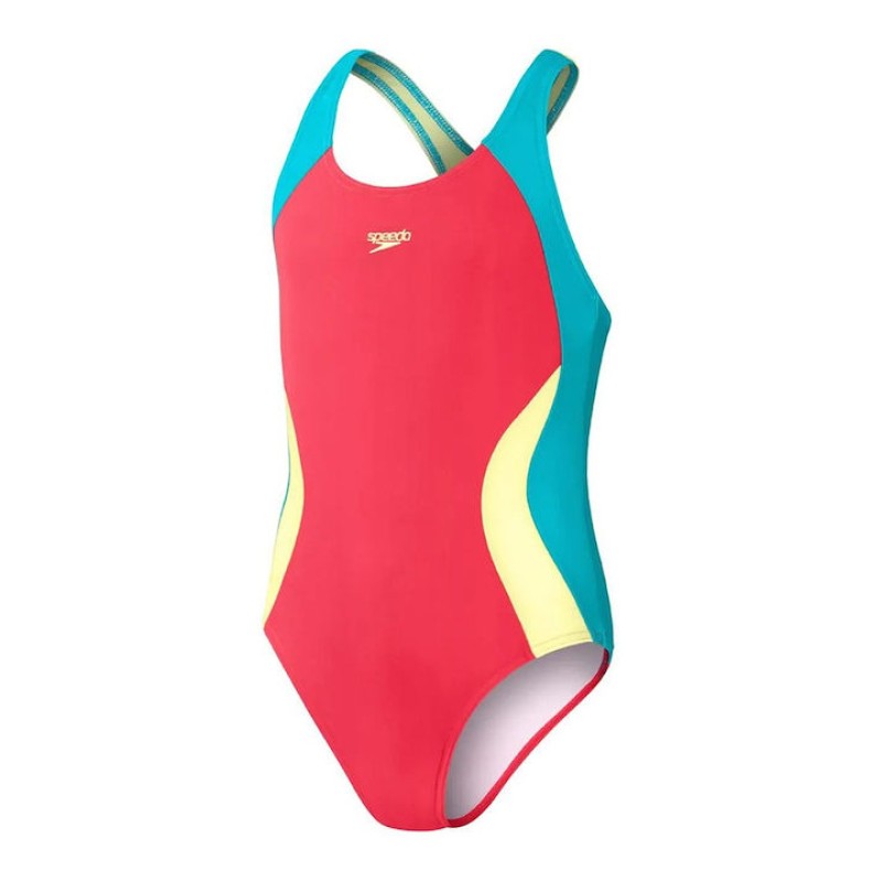 Speedo Girls Colourbock One Piece Swimsuit