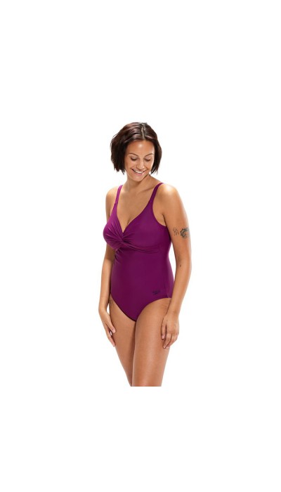 Speedo γυναικείο ολόσωμο μαγιό κολύμβησης μπορντώ Brigitte Shaping