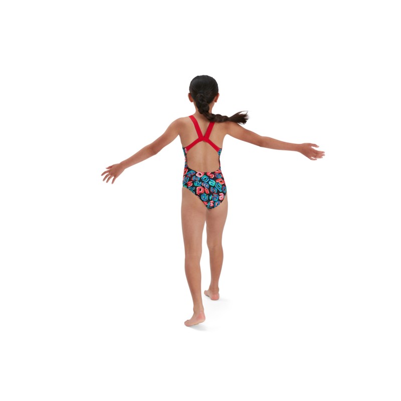 Speedo Girls Leaderback One Piece Swimsuit Speedo Girls Leaderback One Piece Swimsuit