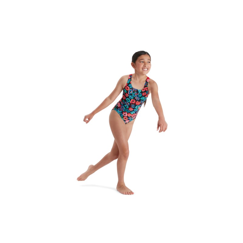 Speedo Girls Leaderback One Piece Swimsuit Speedo Girls Leaderback One Piece Swimsuit