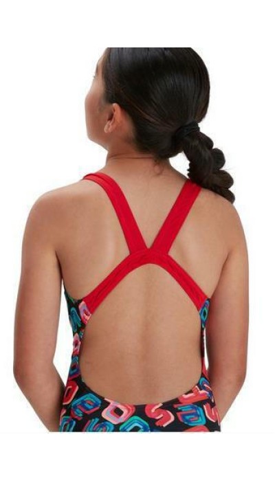Speedo Girls Leaderback One Piece Swimsuit