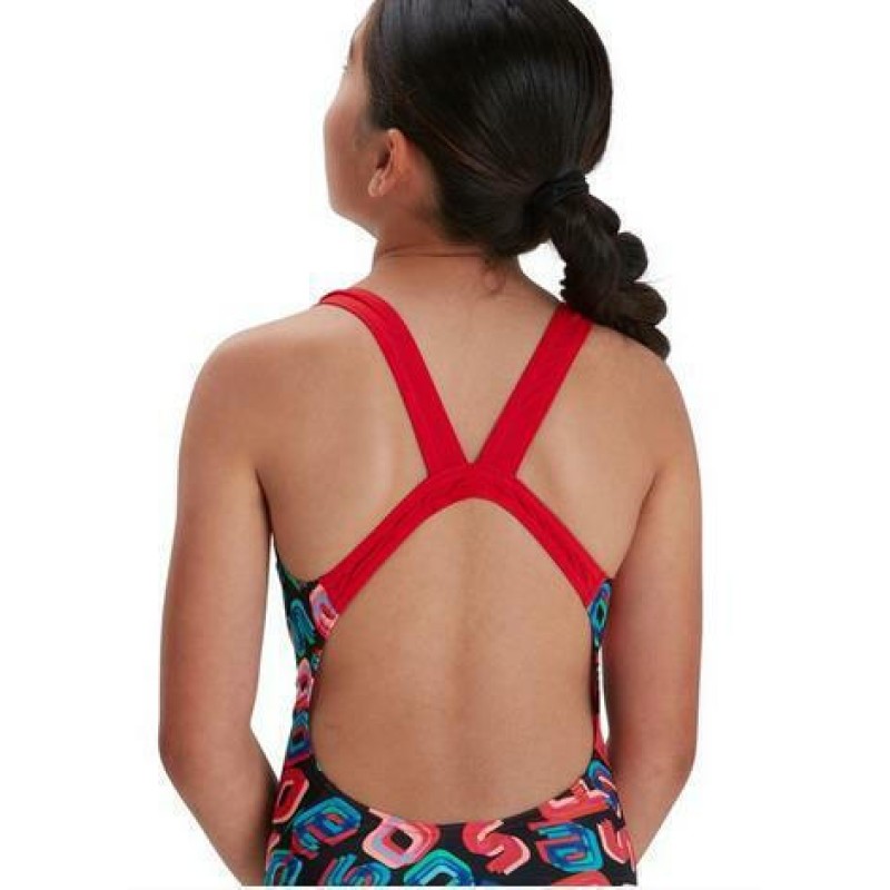 Speedo Girls Leaderback One Piece Swimsuit Speedo Girls Leaderback One Piece Swimsuit