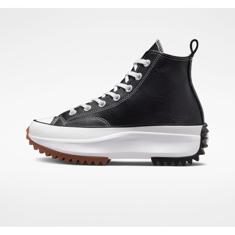 Converse Μποτάκια δερμάτινα unisex Run star hike μαύρα Converse Μποτάκια δερμάτινα unisex Run star hike μαύρα