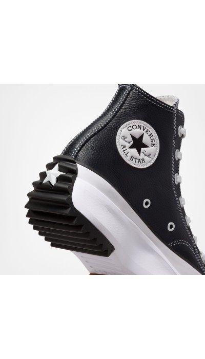 Converse Μποτάκια δερμάτινα unisex Run star hike μαύρα