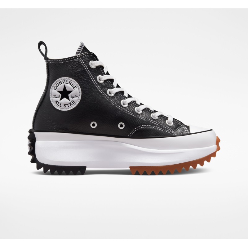 Converse Μποτάκια δερμάτινα unisex Run star hike μαύρα Converse Μποτάκια δερμάτινα unisex Run star hike μαύρα
