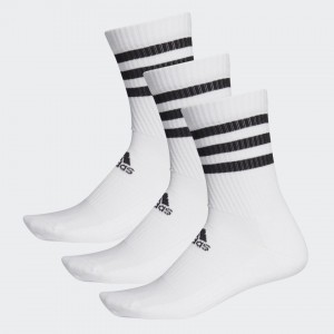 Adidas 3-Stripes Cushioned Crew Socks 3 Pairs DZ9346