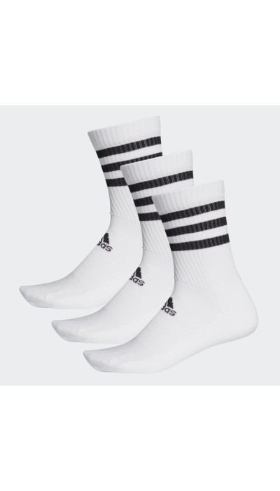 Adidas Unisex κάλτσες 3-Stripes άσπρες