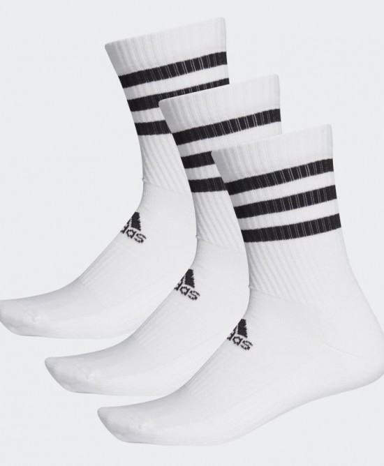 Adidas 3-Stripes Cushioned Crew Socks 3 Pairs DZ9346