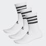 Adidas Unisex κάλτσες 3-Stripes άσπρες