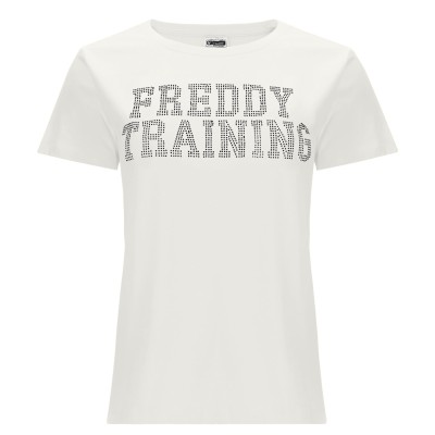 FREDDY LIGHTWEIGHT JERSEY T-SHIRT WITH APPLIED MICRO DOTS