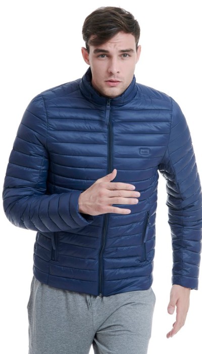 BodyTalk Ανδρικό μπουφάν puffer μπλε