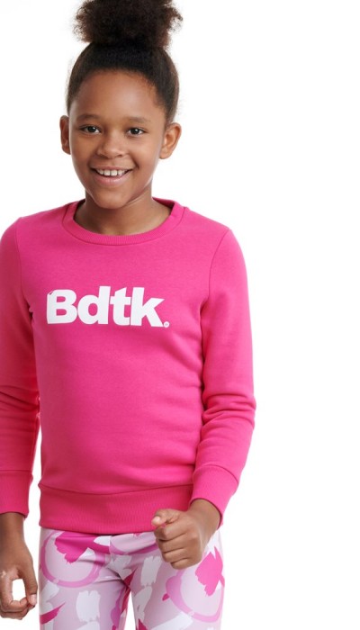 BodyTalk Παιδική μπλούζα φούτερ για κορίτσια φουξ