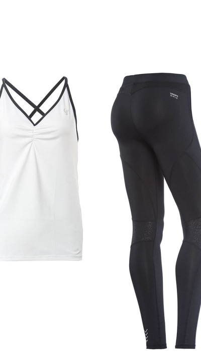 Freddy Γυναικείο σετ μπλούζα και κολάν 