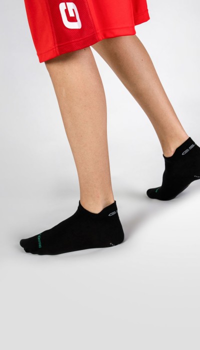GSA Aero 180 Low Cut Socks 3Pack Black Supercotton