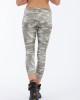 FREDDY WOMEN’S ANKLE-LENGTH SUPERFIT FITNESS LEGGINGS IN D.I.W.O.® FABRIC WITH A CAMOUFLAGE PRINT