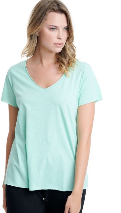 BodyTalk Γυναικεία μπλούζα κοντομάνικη βεραμάν