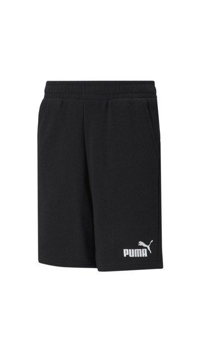 Puma Παιδική βερμούδα βαμβακερη για αγόρι μαύρη