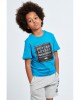 BodyTalk Παιδική κοντομάνικη μπλούζα για αγόρι μπλε
