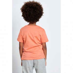 BodyTalk Παιδική κοντομάνικη μπλούζα για αγόρι πορτοκαλί