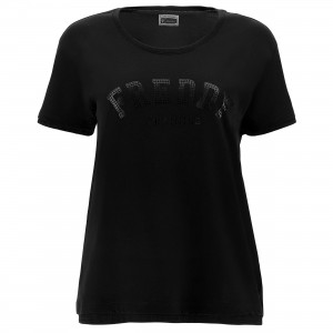 Freddy 2-IN-1 Effect T-shirt with Metallic Glen Plaid Trim F1WTRT6