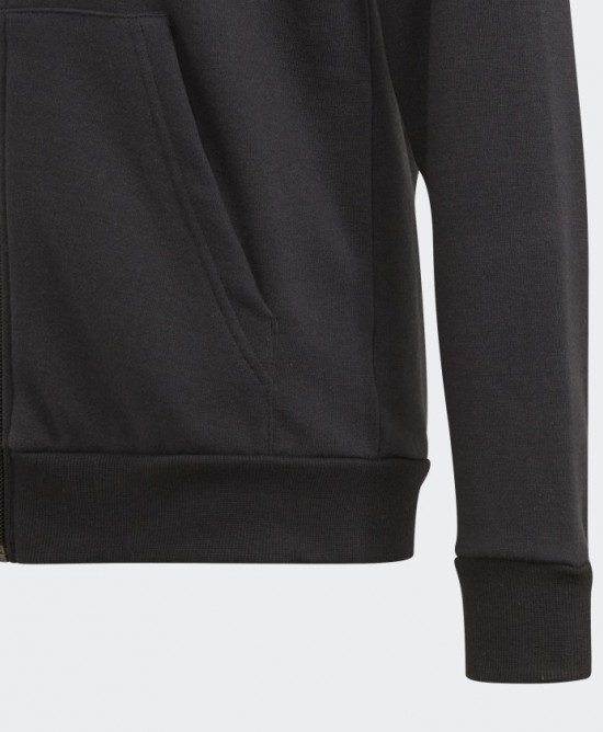 Adidas Παιδικό σετ φόρμας ζακέτα & παντελόνι μαύρο 