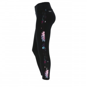 Freddy Ankle-length Leggings in D.I.W.O.® Fqbric with Floral bands