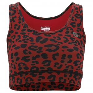 Freddy Breathable sports bra with shiny printed lettering F1WBAB1C