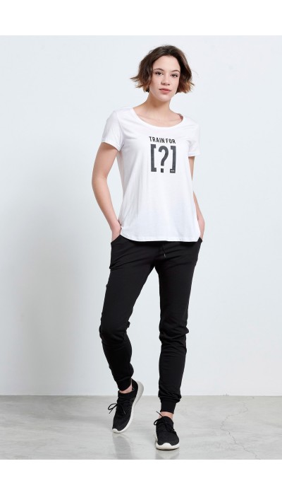 BodyTalk Γυναικείο παντελόνι φόρμας ψηλόμεσο slim fit μαύρο
