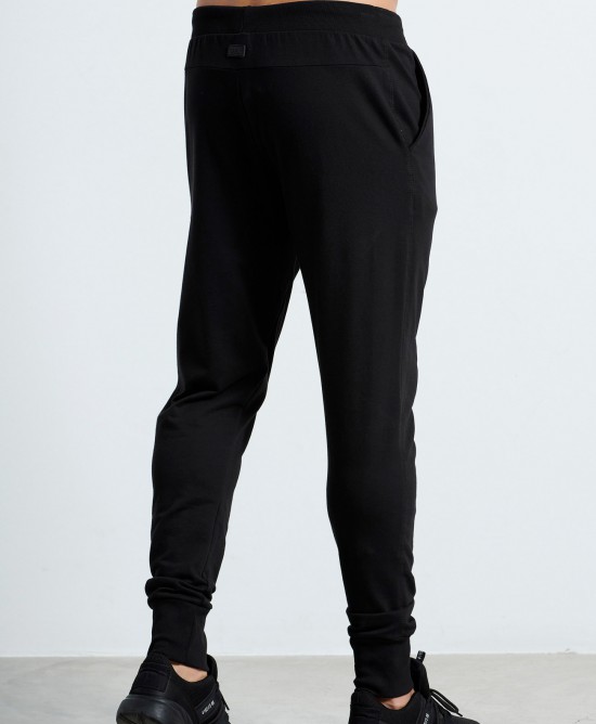 Body Talk Ανδρικό παντελόνι φόρμας με λάστιχο μαύρο