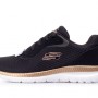 Skechers Bountiful  γυναικεία παπούτσια για τρέξιμο με memory foam μαύρο