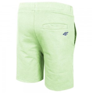 4F kids boy  cotton shorts lime