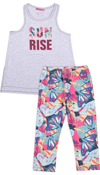 BodyTalk Πιαδικό Αθλητικ΄΄ο Σετ για Κορίτσια 2τμχ Γκρι