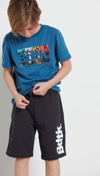 BodyTalk Παιδική βερμούδα βαμβακερή για αγόρι μολυβί