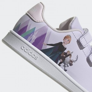 Adidas X Disney Frozen Anna and Elsa Advantage Shoes GY5438